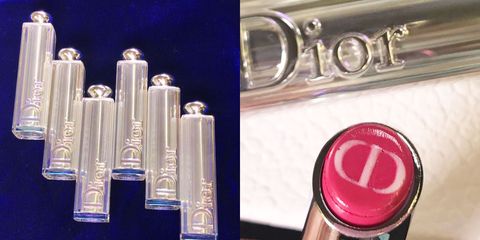 Product, Pink, Lipstick, Lip, Lip gloss, Material property, Cosmetics, Metal, 