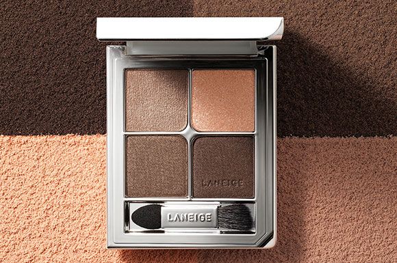 Brown, Tints and shades, Eye shadow, Rectangle, Cosmetics, Square, Silver, Peach, Shadow, 