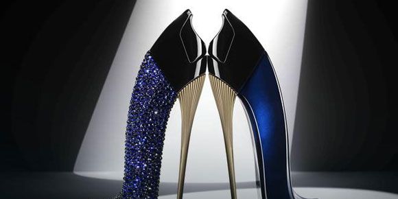 Cobalt blue, High heels, Blue, Footwear, Purple, Electric blue, Shoe, Design, Architecture, Font, 