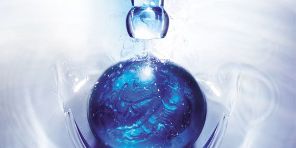 Blue, Water, Cobalt blue, Transparent material, Electric blue, Liquid, Ball, Circle, Fluid, 