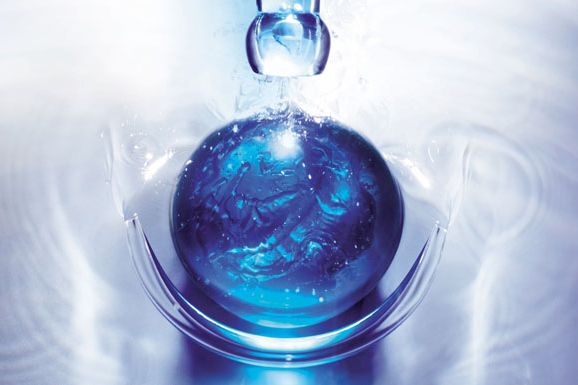 Blue, Water, Cobalt blue, Transparent material, Electric blue, Liquid, Ball, Circle, Fluid, 