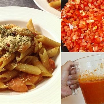 Pasta, Food, Cuisine, Penne, Tableware, Drink, Mostaccioli, Ingredient, Dish, Recipe, 