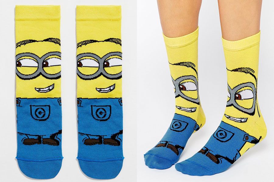 Yellow, Sock, Foot, 