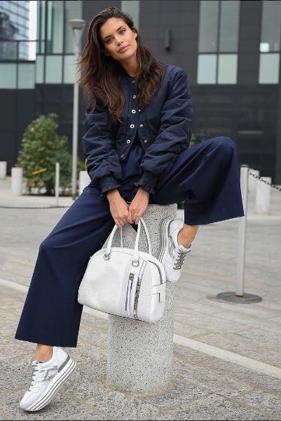 White, Street fashion, Clothing, Shoulder, Fashion, Snapshot, Footwear, Outerwear, Denim, Coat, 