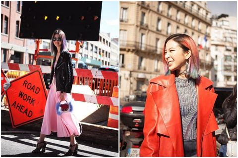 Winter, Coat, Outerwear, Red, Bag, Style, Street fashion, Street, Collar, Jacket, 