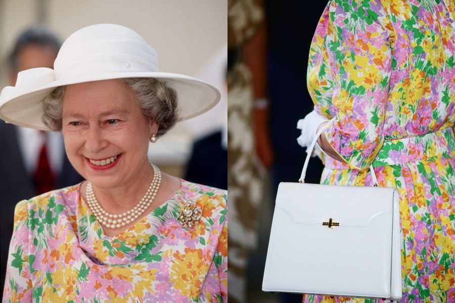 英國女王多次出席活動搭配launer london包款