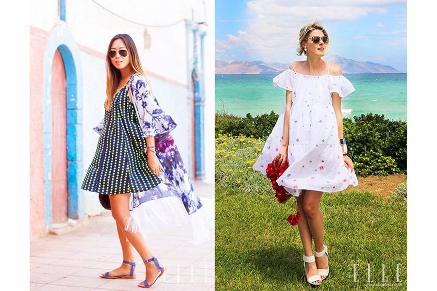 Clothing, Footwear, Sleeve, Shoulder, Dress, Textile, Photograph, Pattern, Summer, Style, 