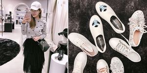 White, Footwear, Black, Shoe, Pink, Fashion, Black-and-white, Plimsoll shoe, Leg, Nail, 