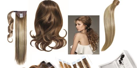 Hair, Brown hair, Hairstyle, Blond, Long hair, Artificial hair integrations, Wig, Human, Hair coloring, Hair accessory, 