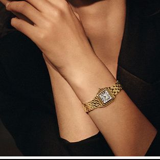 Watch, Analog watch, Wrist, Watch accessory, Fashion, Beauty, Fashion accessory, Gold, Brand, Jewellery, 
