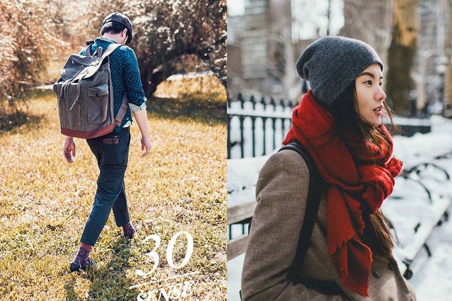 Winter, Textile, Jeans, Bag, People in nature, Street fashion, Pattern, Fashion, Denim, Luggage and bags, 