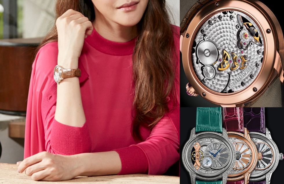 Watch, Analog watch, Pink, Fashion, Wrist, Arm, Fashion accessory, Brand, Clock, Quartz clock, 