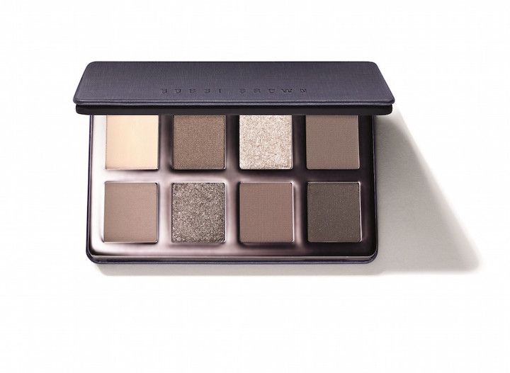 Brown, Eye shadow, Rectangle, Tints and shades, Cosmetics, Square, Silver, Box, 