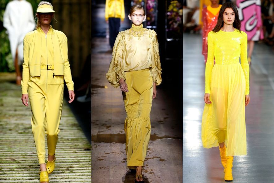 Yellow, Sleeve, Style, Formal wear, Fashion, Waist, One-piece garment, Street fashion, Fashion design, Fashion model, 