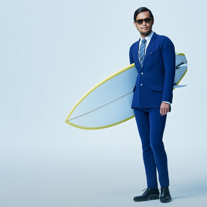 Surfboard, Standing, Surfing Equipment, Goggles, Azure, Electric blue, Boardsport, Balance, 
