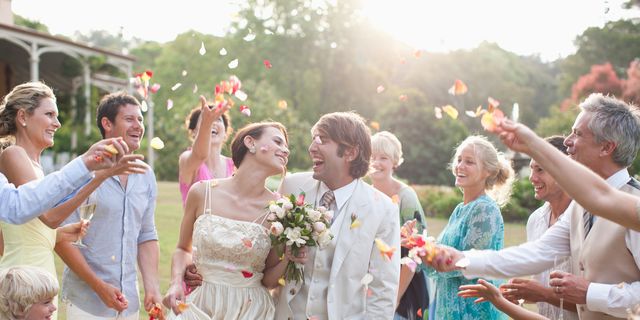 Hair, Trousers, Event, Dress, Petal, Photograph, Bouquet, Happy, People in nature, Bridal clothing, 