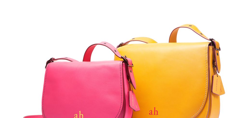 Product, Bag, Red, Orange, Luggage and bags, Shoulder bag, Purple, Magenta, Leather, Material property, 