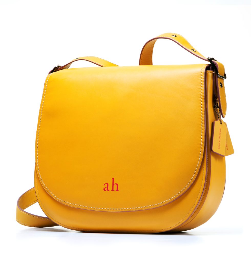 Product, Yellow, Bag, Orange, Style, Amber, Luggage and bags, Shoulder bag, Beauty, Leather, 