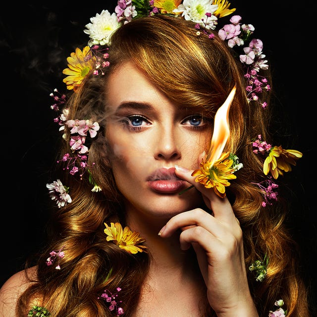 Human, Hairstyle, Yellow, Petal, Flower, Eyelash, Amber, Beauty, Youth, Hair accessory, 