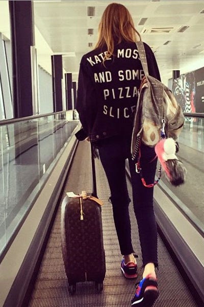 Trousers, Bag, Outerwear, Standing, Style, Floor, Luggage and bags, Street fashion, Flooring, Travel, 