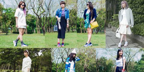 Clothing, Sleeve, Style, Summer, People in nature, Collage, Fashion, Spring, Street fashion, Pattern, 