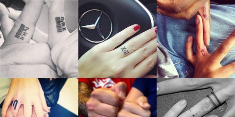 婚戒也能用刺的 Instagram情侶瘋傳時髦刺青婚戒秀愛意 婚戒也能用刺的 Instagram情侶瘋傳時髦刺青婚戒秀愛意
