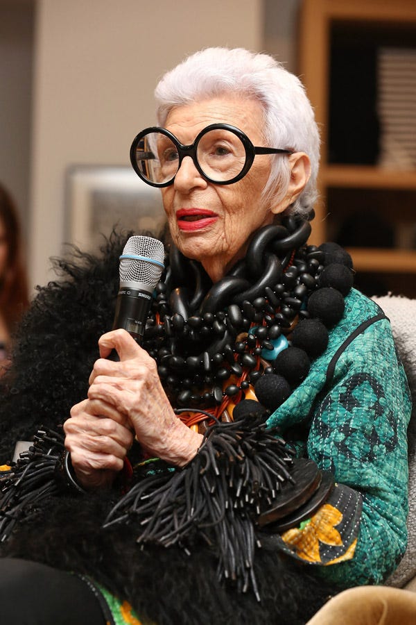 iris apfel 時尚潮奶奶的經典風格語錄