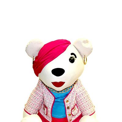 Toy, Stuffed toy, Plush, Baby toys, Carmine, Costume accessory, Fictional character, Baby & toddler clothing, Baby Products, Costume hat, 