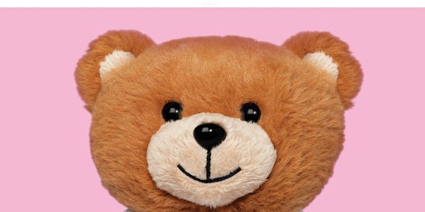 Brown, Toy, Organism, Stuffed toy, Teddy bear, Bear, Font, Orange, Plush, Baby toys, 