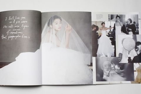 Photograph, Dress, Formal wear, Bridal veil, Veil, Wedding dress, Bridal clothing, Publication, Bride, Ceremony, 