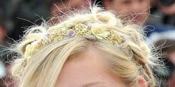 Head, Nose, Lip, Hairstyle, Chin, Forehead, Eyebrow, Hair accessory, Style, Headpiece, 