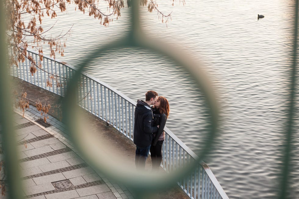 People in nature, Love, Handrail, Reflection, Fence, Honeymoon, Shadow, 