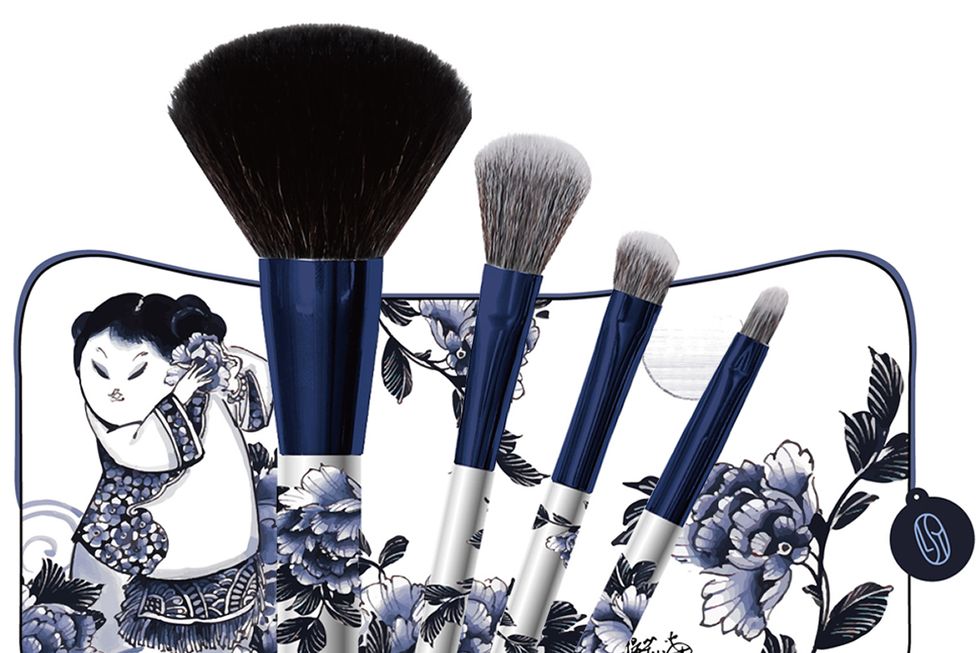 Brush, Art, Illustration, Artwork, Musical instrument accessory, Makeup brushes, Drawing, Graphics, Personal care, Cosmetics, 