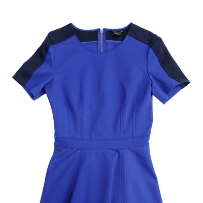 Blue, Product, Sleeve, Textile, White, Electric blue, Aqua, Cobalt blue, Dress, Teal, 