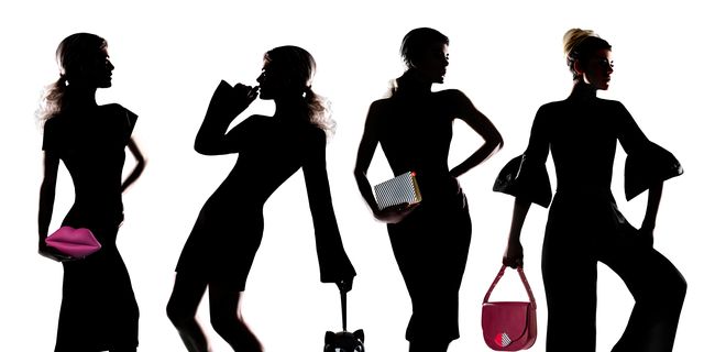People, Social group, Band plays, Standing, Youth, Waist, Luggage and bags, Baggage, Illustration, Silhouette, 