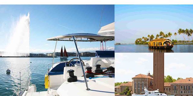 Water transportation, Boat, Vehicle, Luxury yacht, Boating, Yacht, Shade, Architecture, Marina, Leisure, 