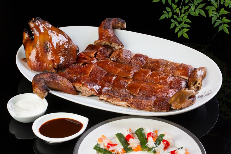 Dish, Food, Cuisine, Ingredient, Peking duck, Meat, Siu mei, Spare ribs, Pork ribs, Produce, 