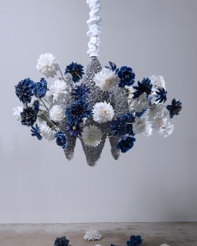 Blue, Petal, Flower, White, Cut flowers, Flowering plant, Bouquet, Still life photography, Flower Arranging, Artificial flower, 