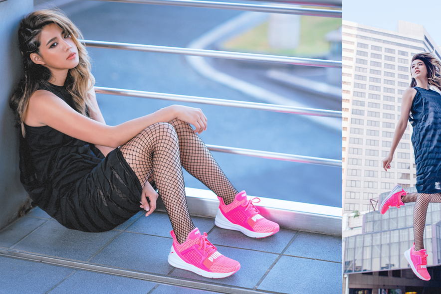 Pink, Clothing, Footwear, Leg, Beauty, Fashion, Shoe, Human leg, Thigh, Photo shoot, 
