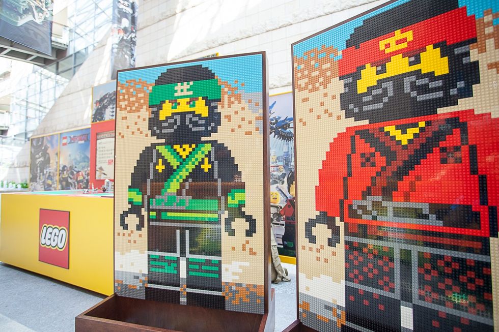 Lego, Toy, Design, Street art, Art, Architecture, Graphics, Visual arts, Fictional character, Mural, 