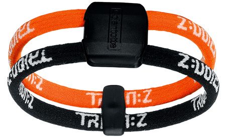 Trion Z Dual Loop Magnetic Wristband Bracelet Choose Size and Color  WhiteOrange Medium  Amazonin Jewellery