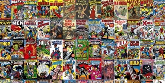 Marvel Comic Book Covers XL Mural
