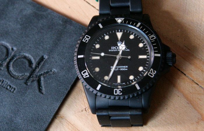 rolex submariner black edition