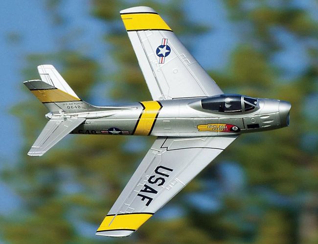 Great Planes Micro F-86 Sabre Wing/Tail Surfaces Set 