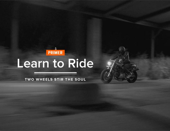 best motorcycle to learn to ride on