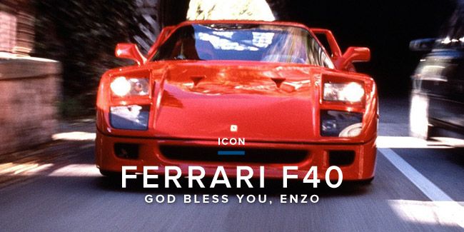 holdall forhold skuffe Octane Icon: Ferrari F40