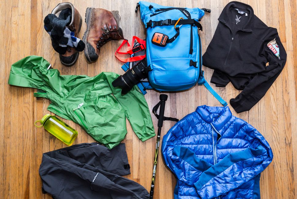 mountain hiking gear