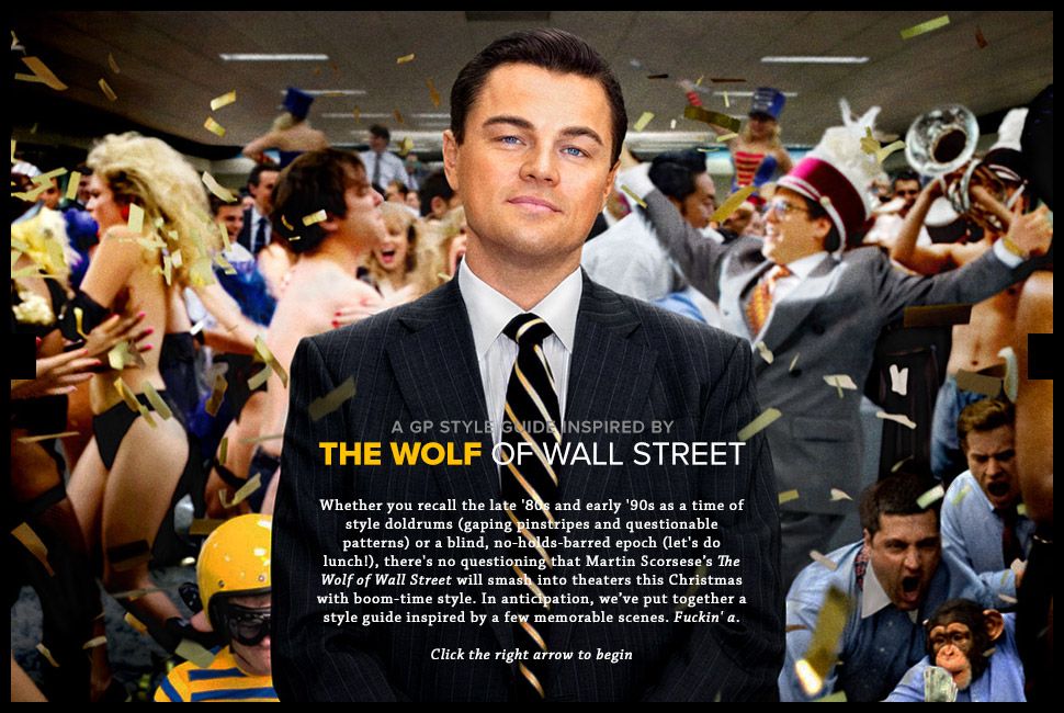 hinanden forudsigelse Diskriminere How to Dress Like The Wolf of Wall Street - Gear Patrol