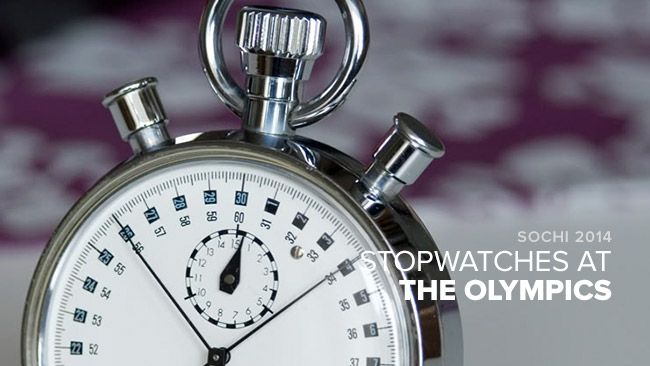 A History of Olympic Stopwatches - Gear Patrol
