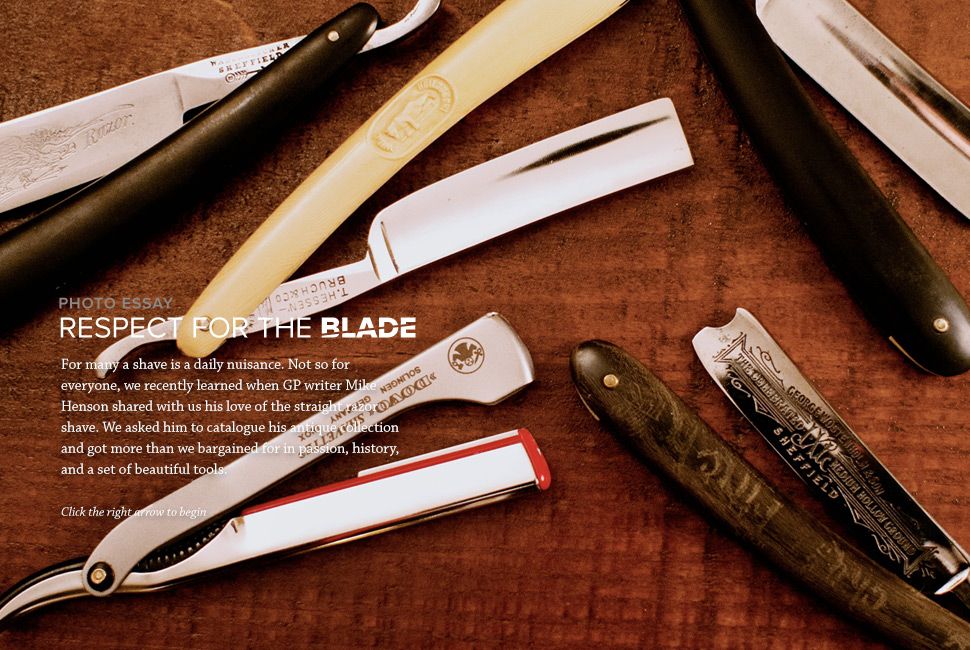 how to restore a vintage straight razor